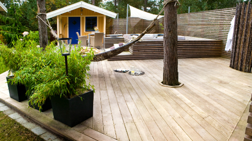 Ny altan med moderna material - Vi i Villa