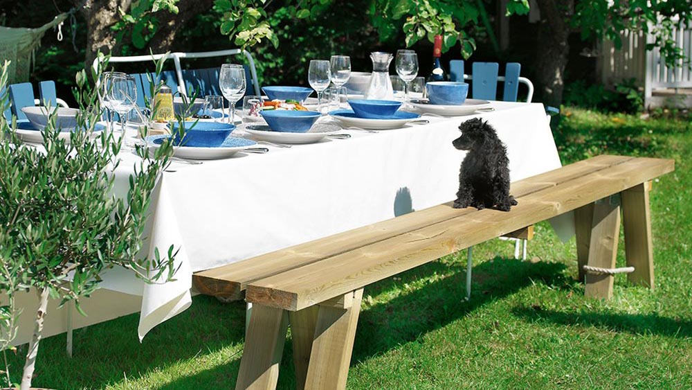 Guide: Så bygger du en trädgårdsbänk