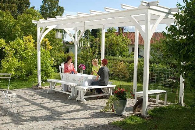 Är du sugen på ett extra rum utomhus? Bygg en pergola! Så här bygger du den steg för steg.