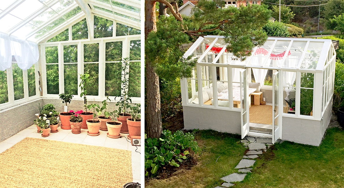 Drömmen om ett växthus blev sann när Jonas Blom gjorde slag i saken och byggde ett på egen hand. Så här gick han till väga!