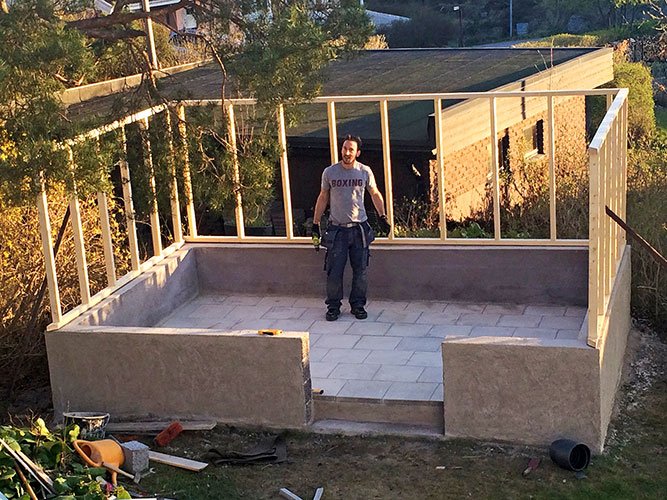 Växthus av gamla fönster - Vi i Villa