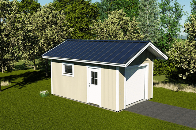 Du behöver inte vara byggmästare eller handyman för att bygga ihop garagen alldeles på egen hand. De är lättmonterade och man klarar själv att fullföra bygget från start till mål.