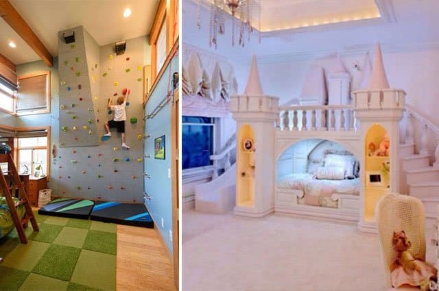 Slott, djungel och klättervägg. Här är 8 barnrum som kommer få dig (nåja, dina barn) att vilja fixa och inreda direkt!