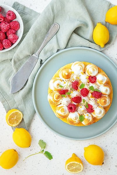 Marängsöt citronkaka - Vi i Villa