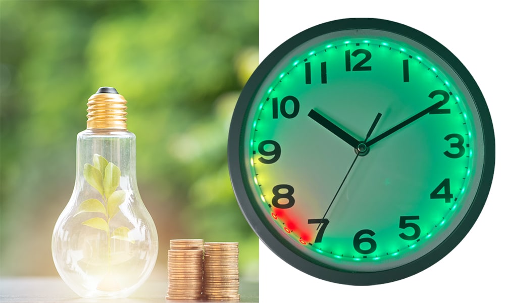 Vill du spara mer energi? Håll koll på när elpriset är som högst med en smart ny uppfinning  – energiklockan!