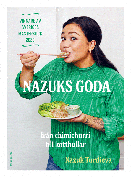 Receptet är hämtat ur Nazuk Turdievas kokbok ”Nazuks goda” (Bonnier fakta, 2023).