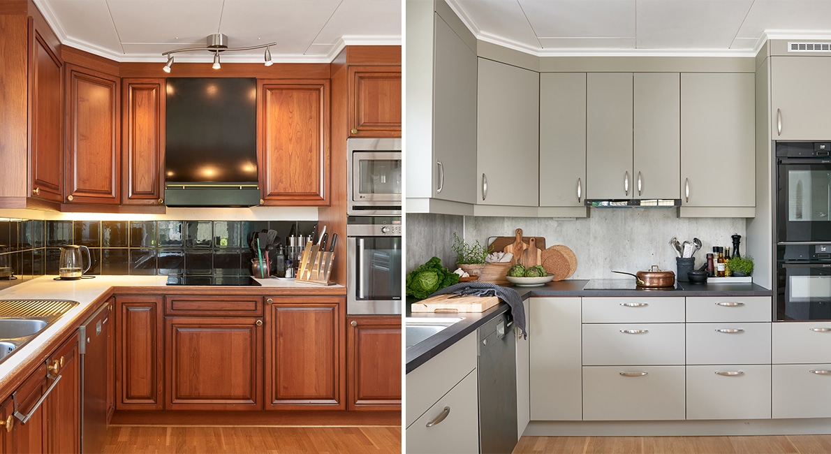 Dags för en köksmakeover? Det går att komma långt trots en liten budget. Inspireras av de här smarta köksrenoveringarna!