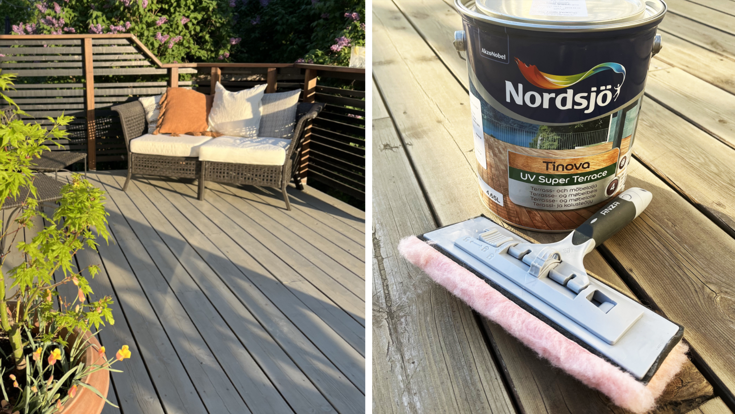 Från sliten och flammig – till fin och fräsch. Så här ger du altanen ett ansiktslyft, steg-för-steg.