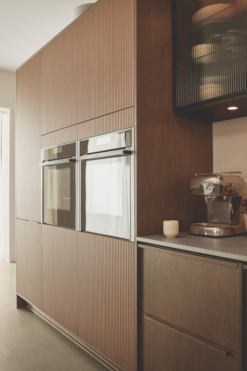 Räfflad köksinredning från HTH.