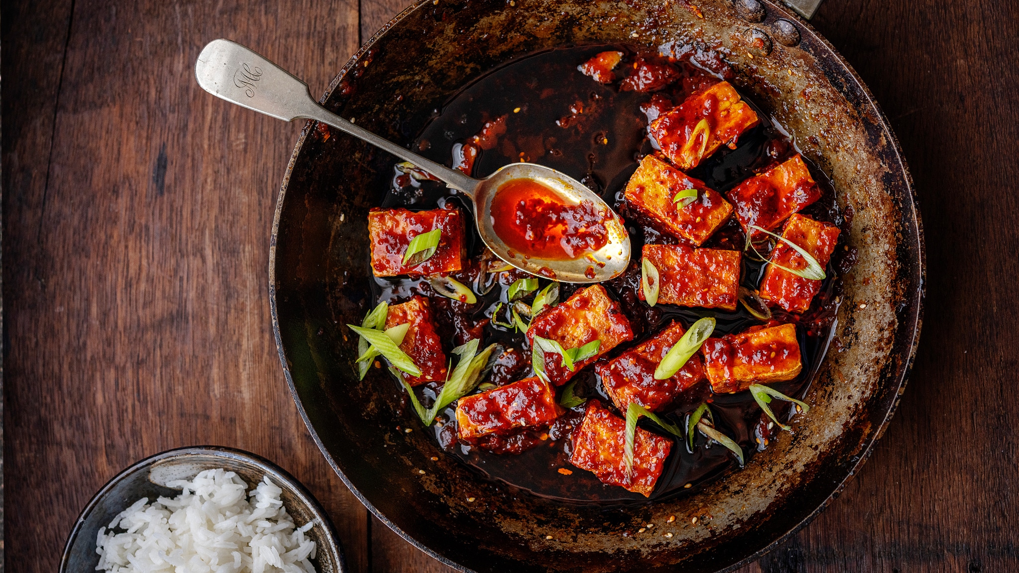 Gochujangbräserad tofu med ris - Vi i Villa